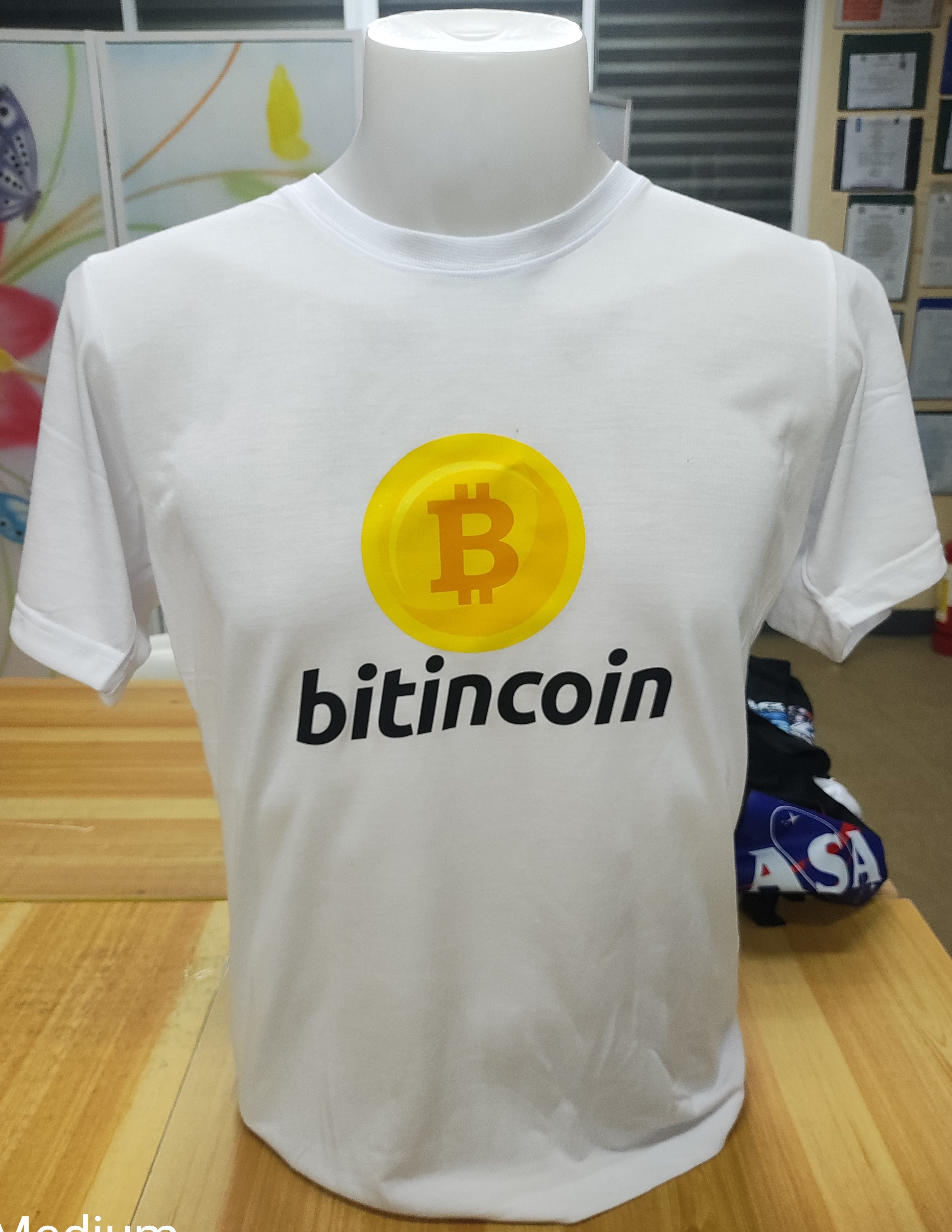 Bitincoin Graphic Cotton Tee (Medium)