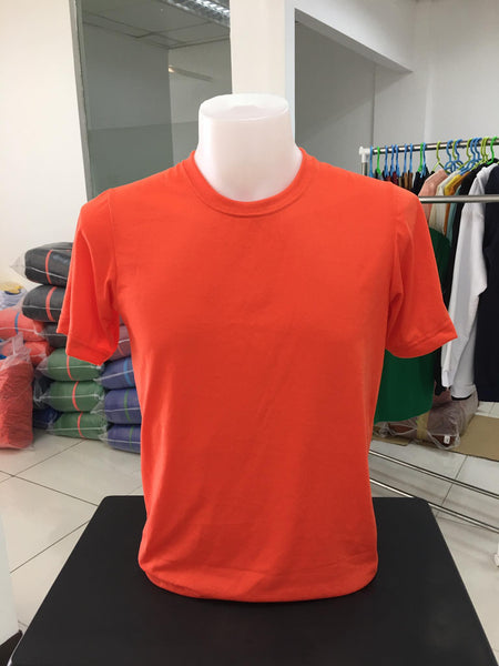 Plain T-Shirt Cotton Jersey Orange