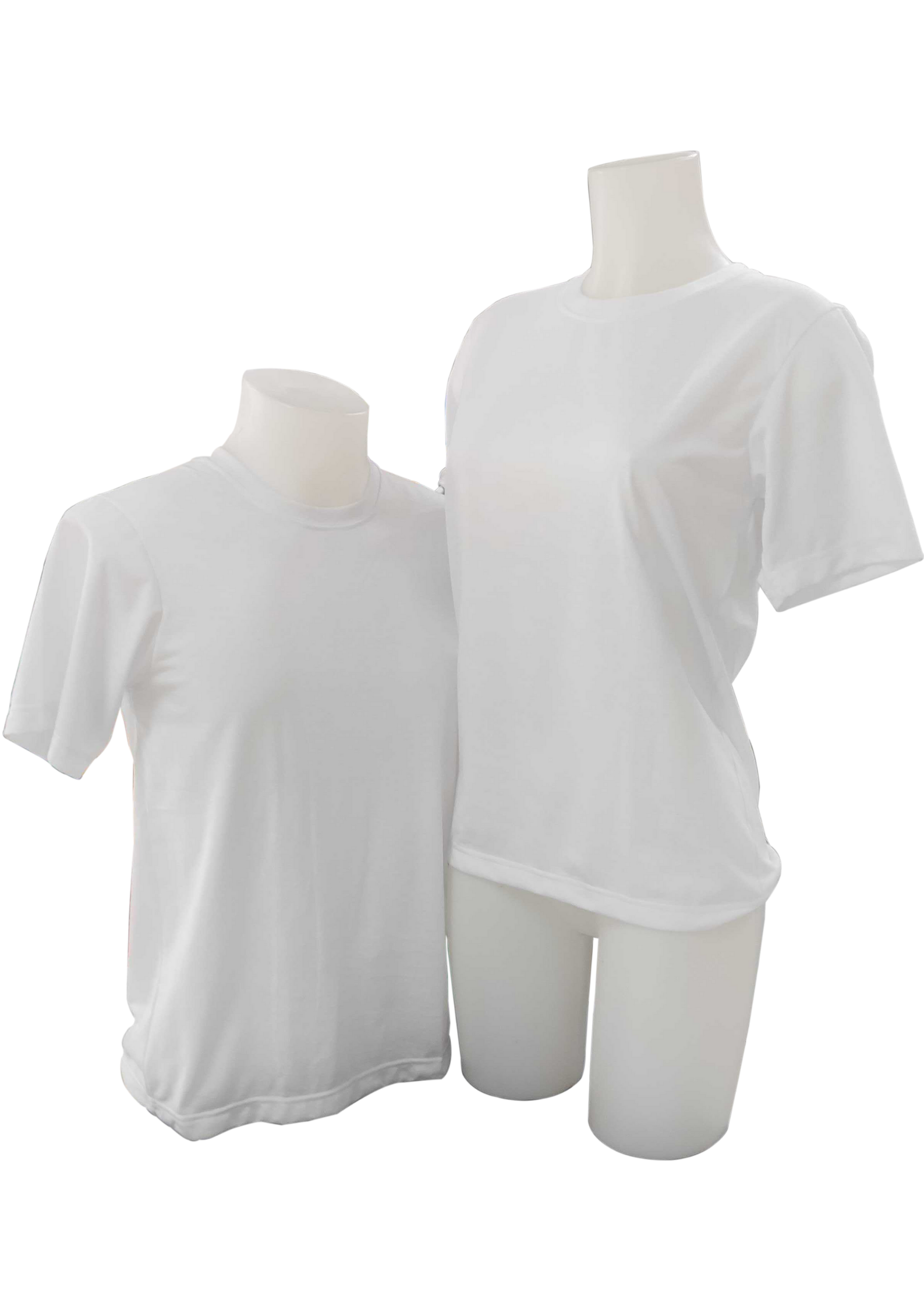 Plain T-Shirt Cotton Jersey White