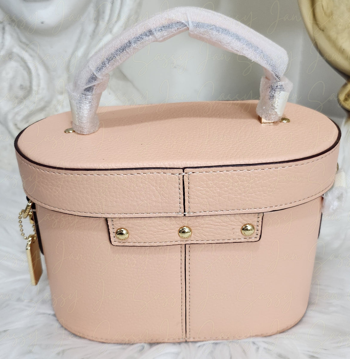 Long discount vanity bag