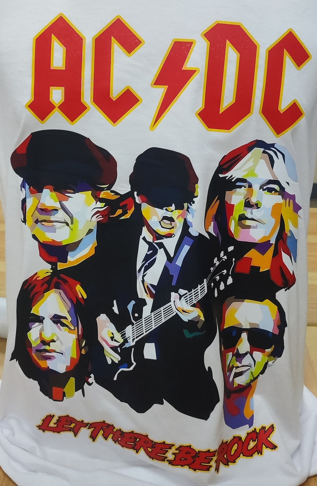 AC DC Graphic Cotton Tee (XL)