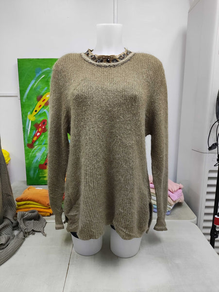 Preloved Sweater with beads design