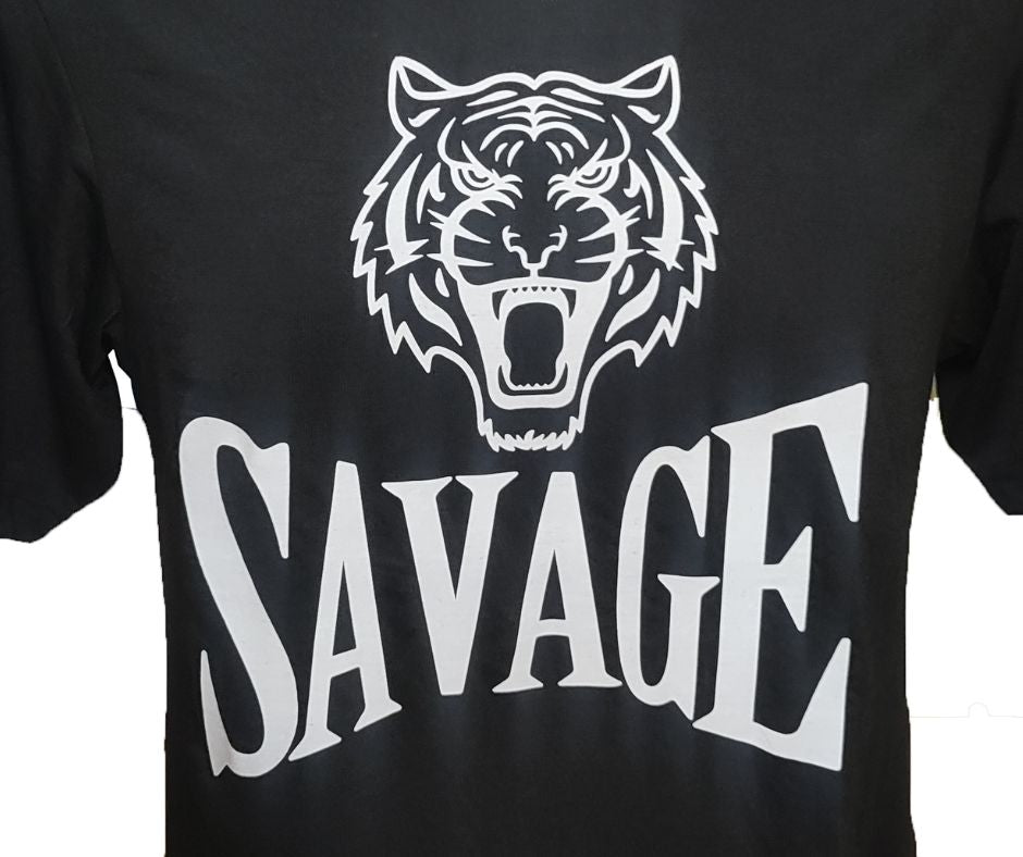 Savage Graphic Cotton Tee (Large)