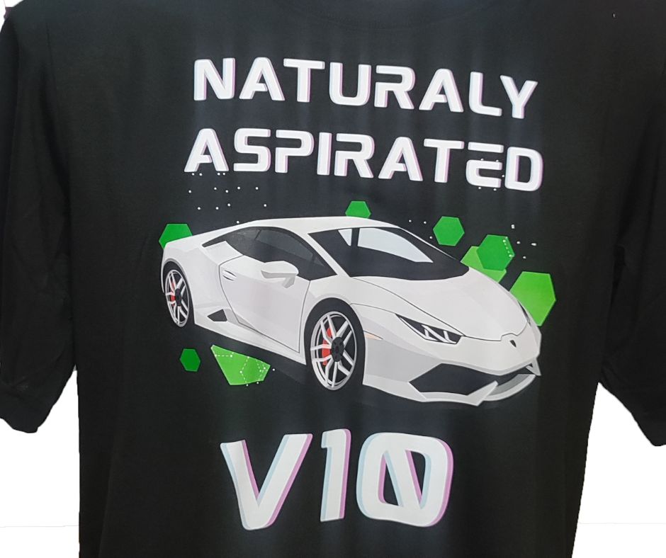 Naturaly Aspirated V10 Graphic Cotton Tee (XL)