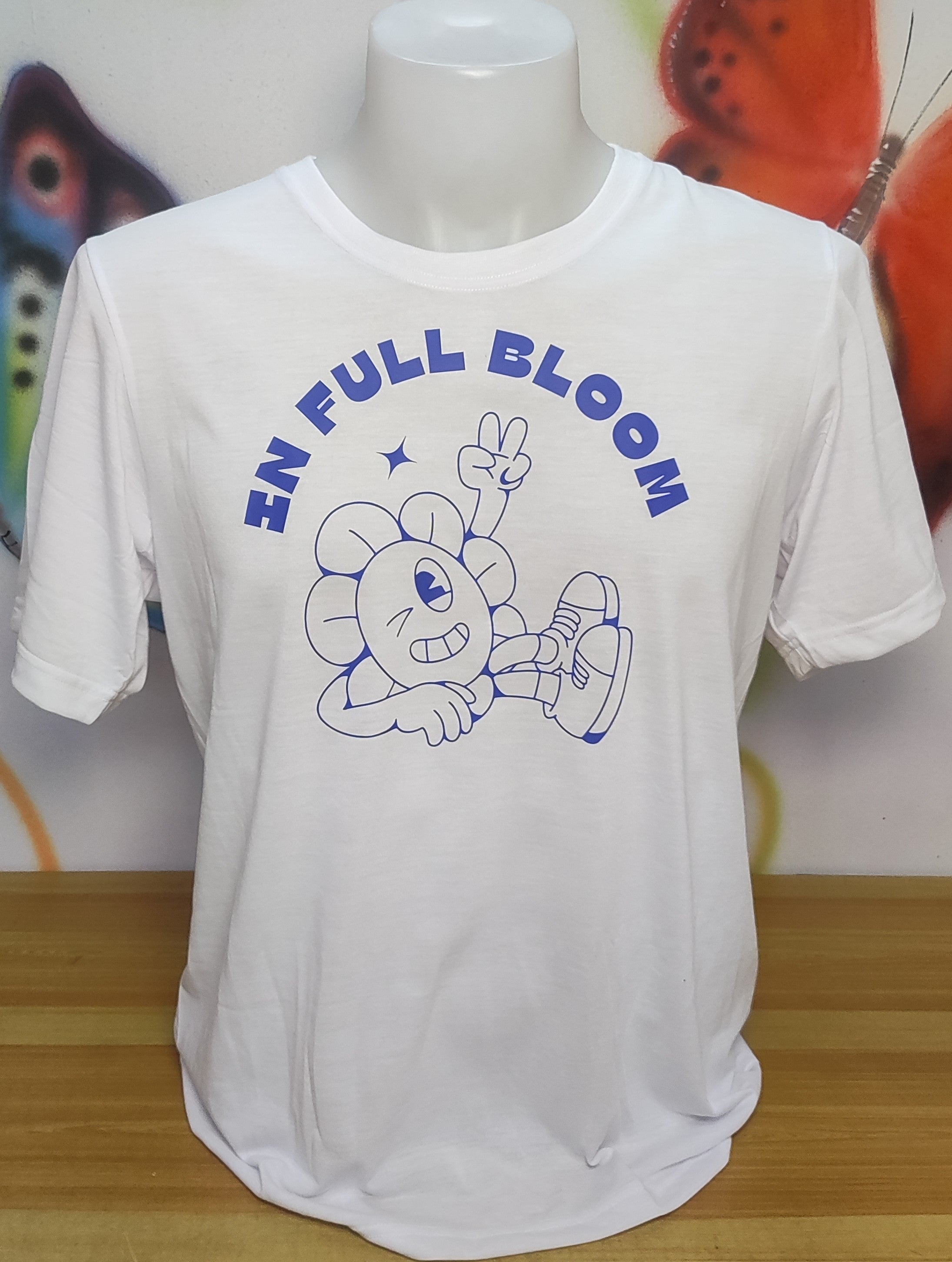 In Full Bloom Graphic Cotton Tee (Large)