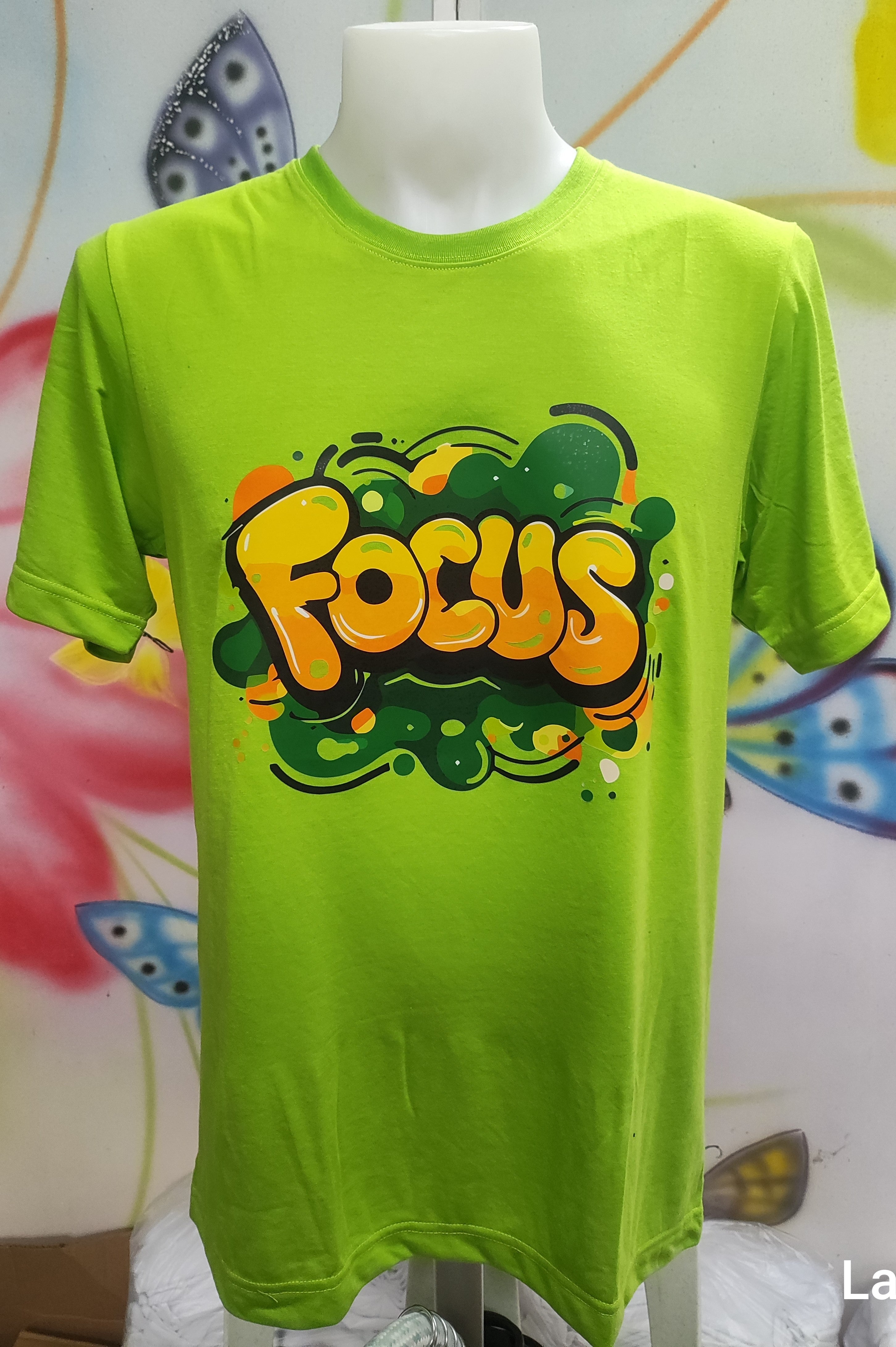 Focus Graphic Cotton Tee (Large)