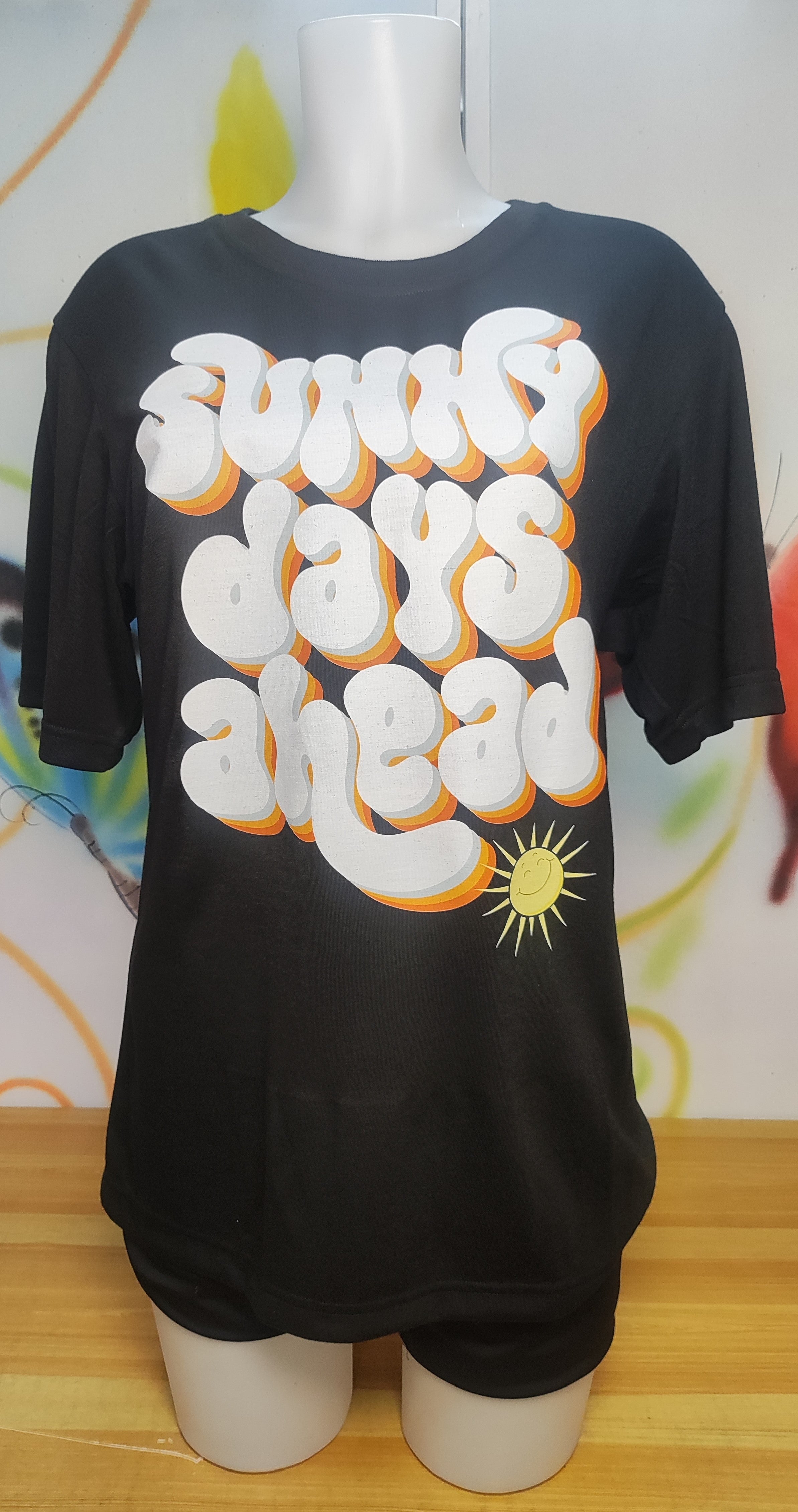 Graphic Cotton T -shirt (Large)