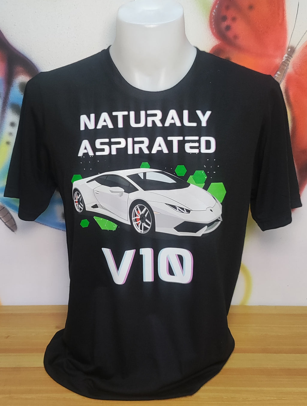 Naturaly Aspirated Graphic Cotton Tee (Large)
