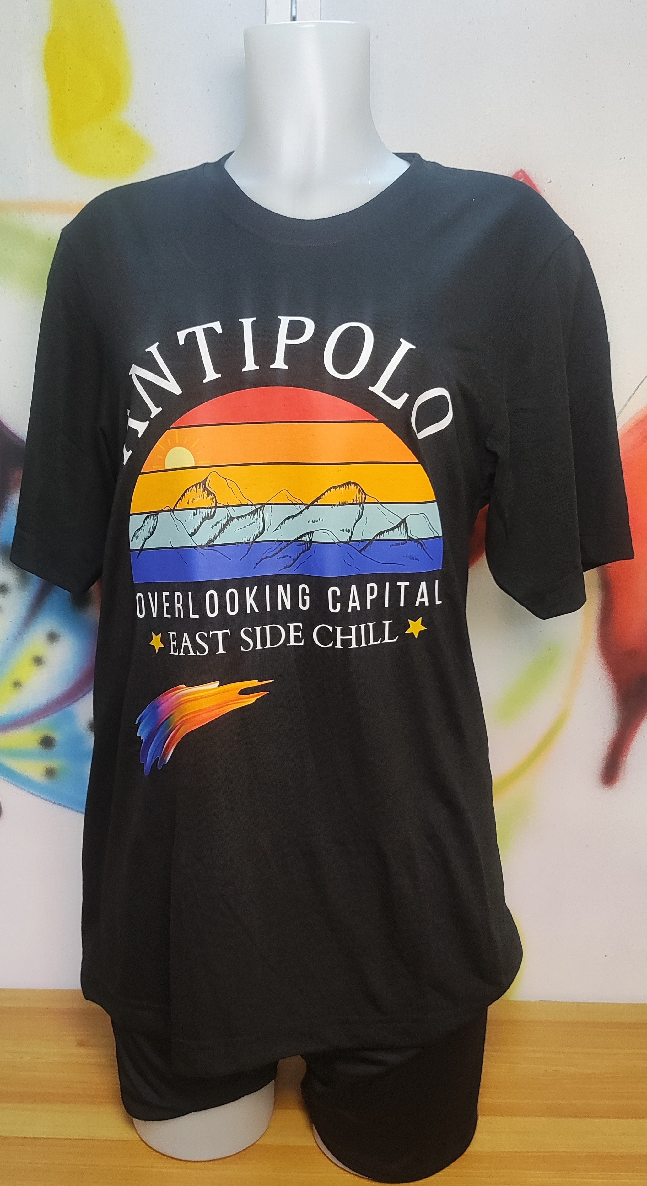 Antipolo Overlooking Capital Graphic Cotton Tee (Large)