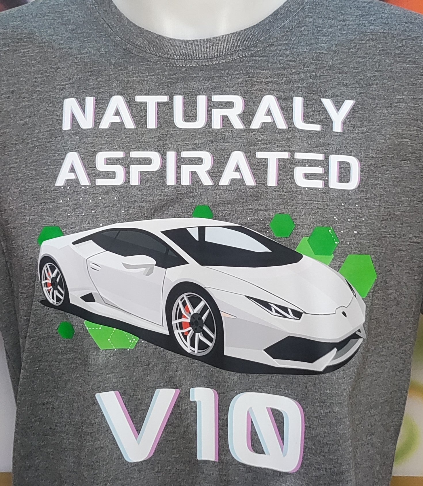 Naturaly Aspirated V10 Graphic Cotton Tee (Large)