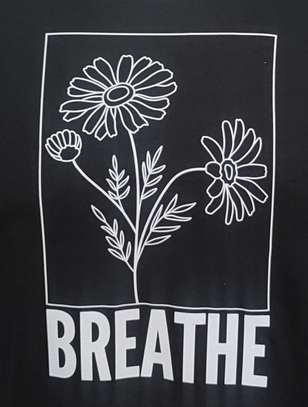 BREATHE Graphic Cotton Tee (Small)