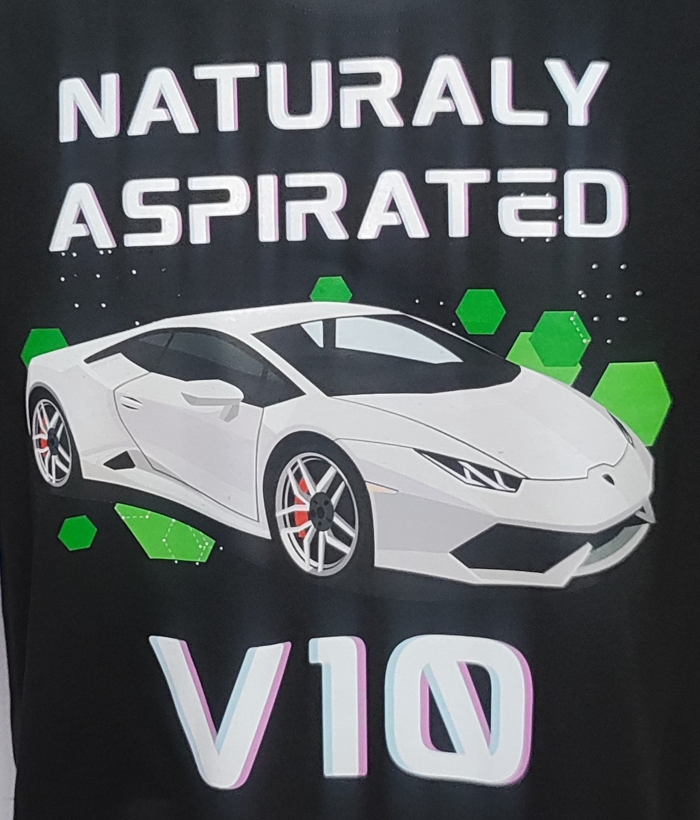 Naturaly Aspirated Graphic Cotton Tee (Large)