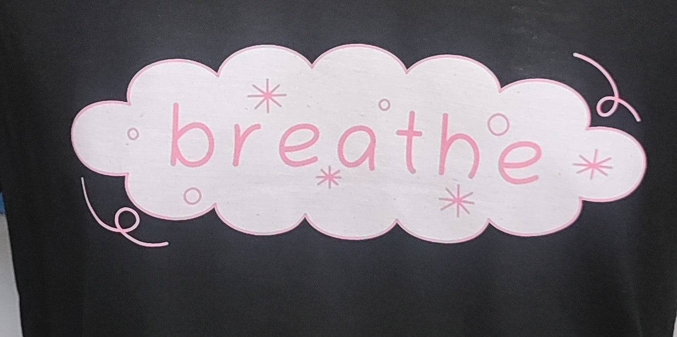 Breathe Graphic Cotton Tee (Medium)