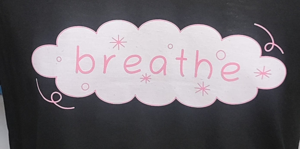 Breathe Graphic Cotton Tee (Medium)