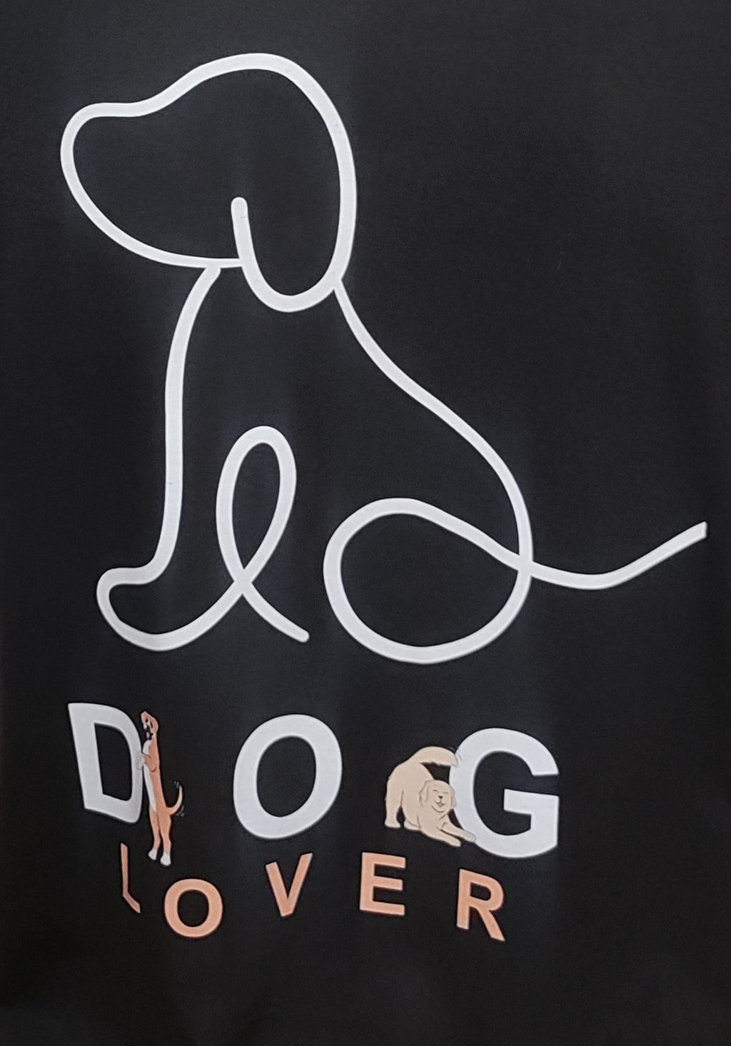 Dog Lover Graphic Cotton Tee (Large)