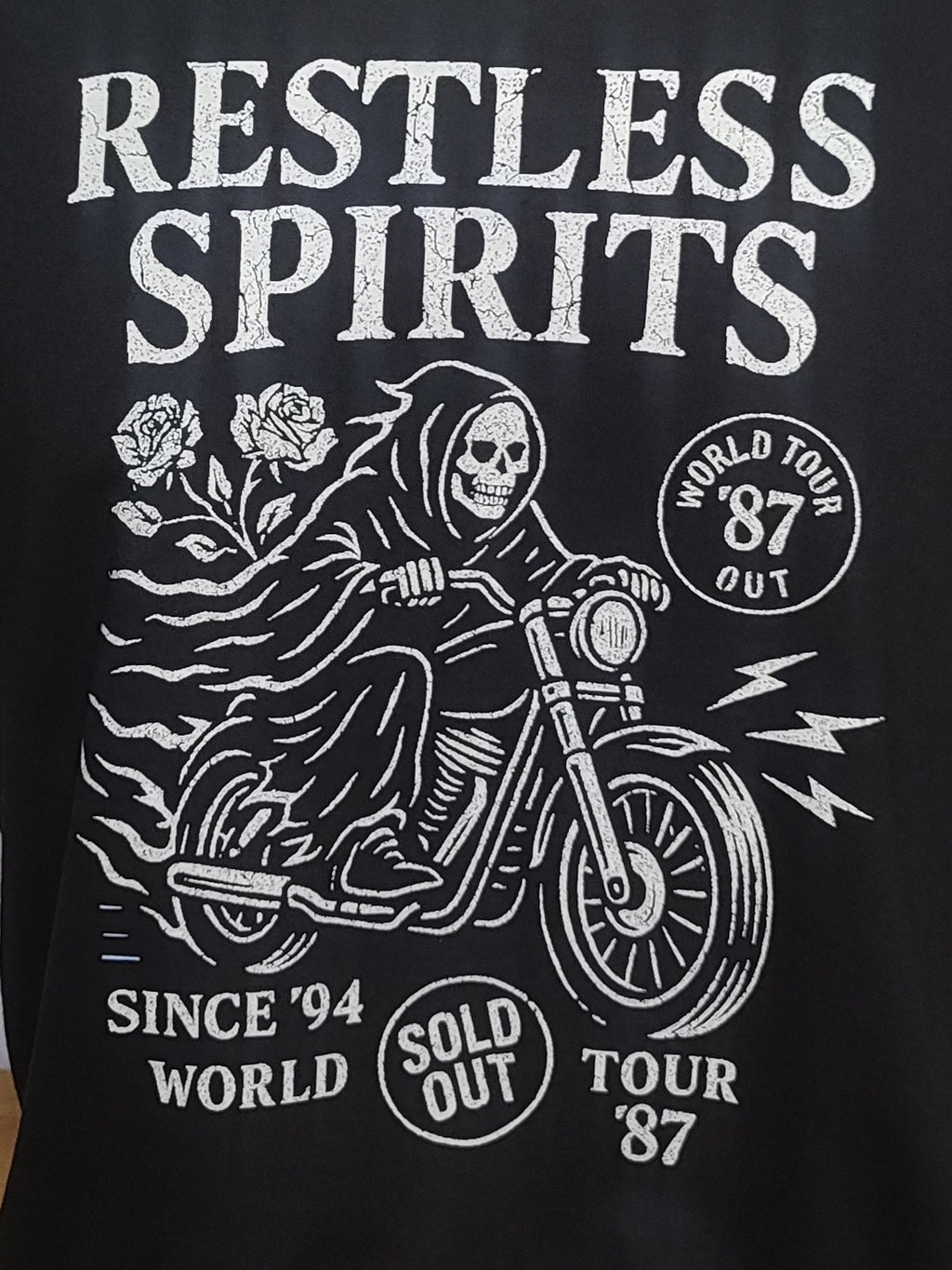 Restless Spirits Graphic Cotton Tee (Large)