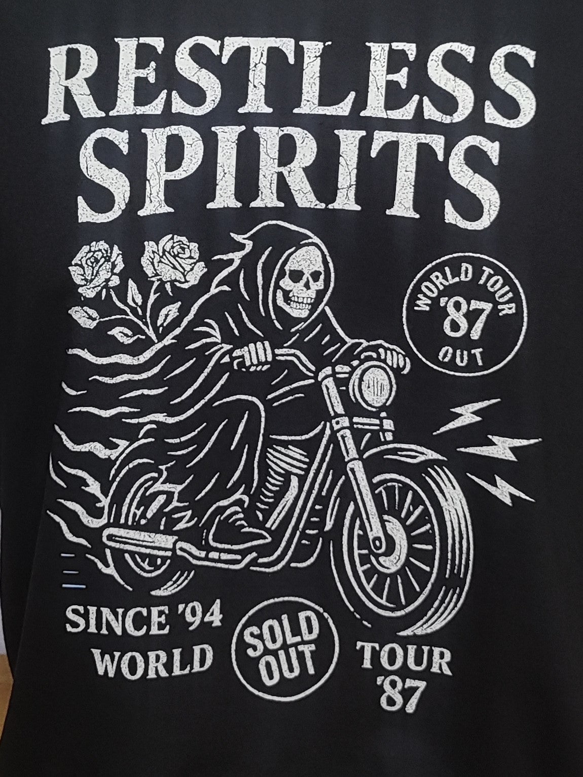 Restless Spirits Graphic Cotton Tee (Large)