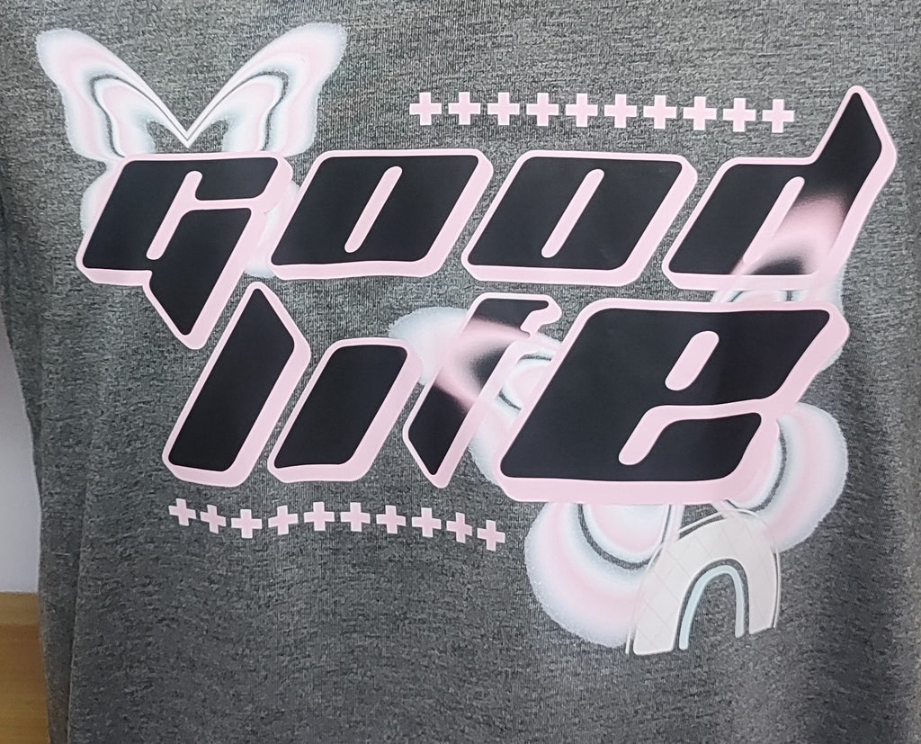Good Life Graphic Cotton Tee (Large)