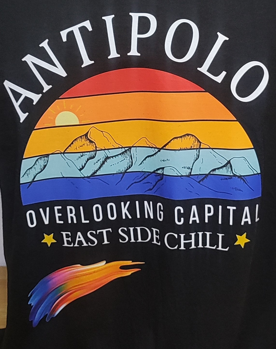 Antipolo Overlooking Capital Graphic Cotton Tee (Large)