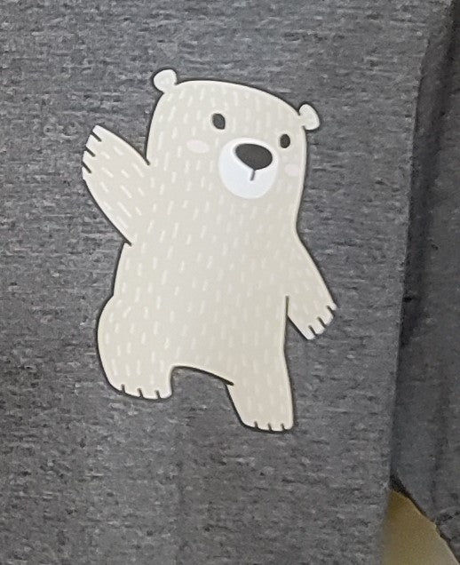 Dancing Bear Graphic Cotton Tee (Large)