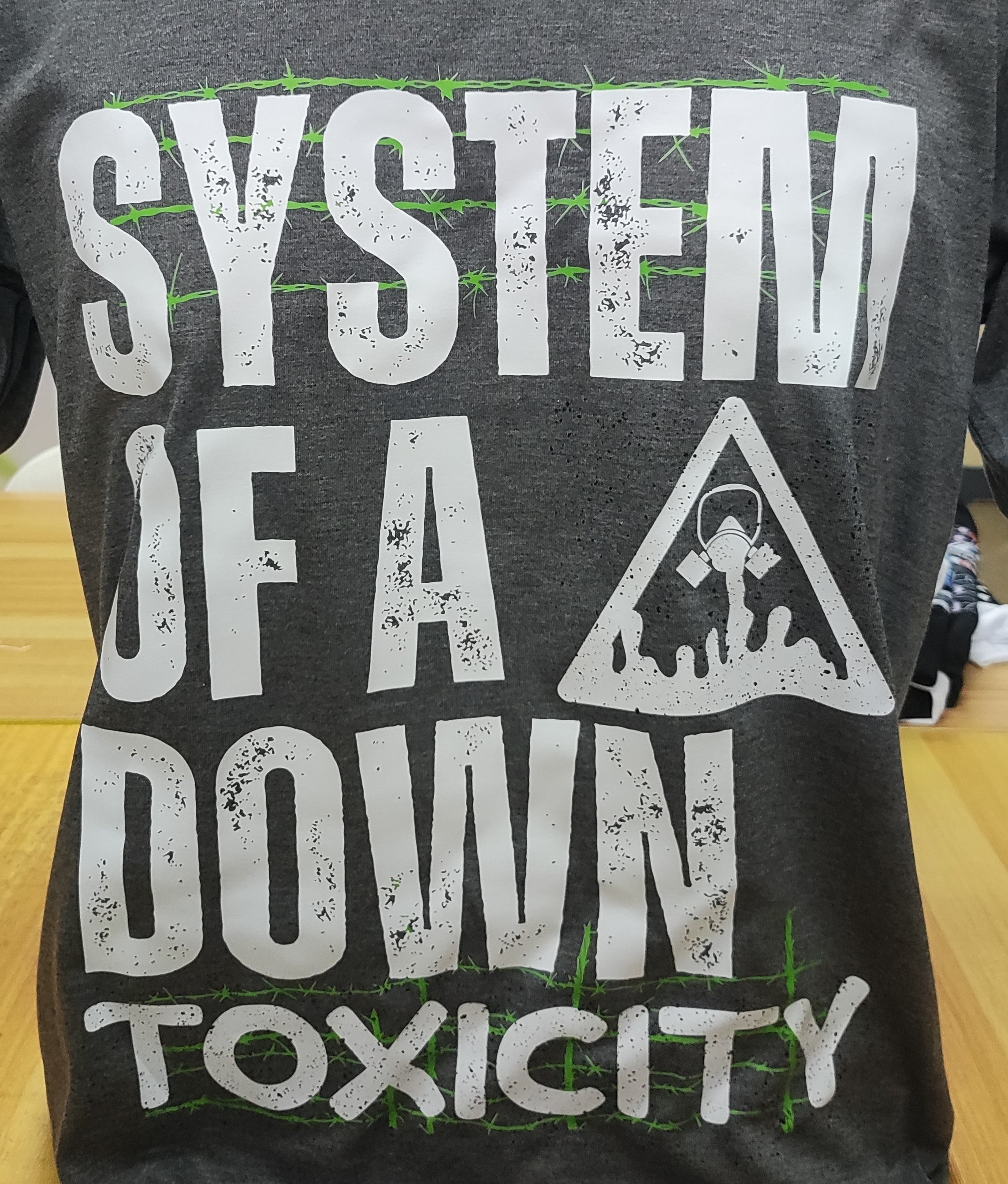 System of a Down Toxicity Graphic Cotton T-shirt (Large)
