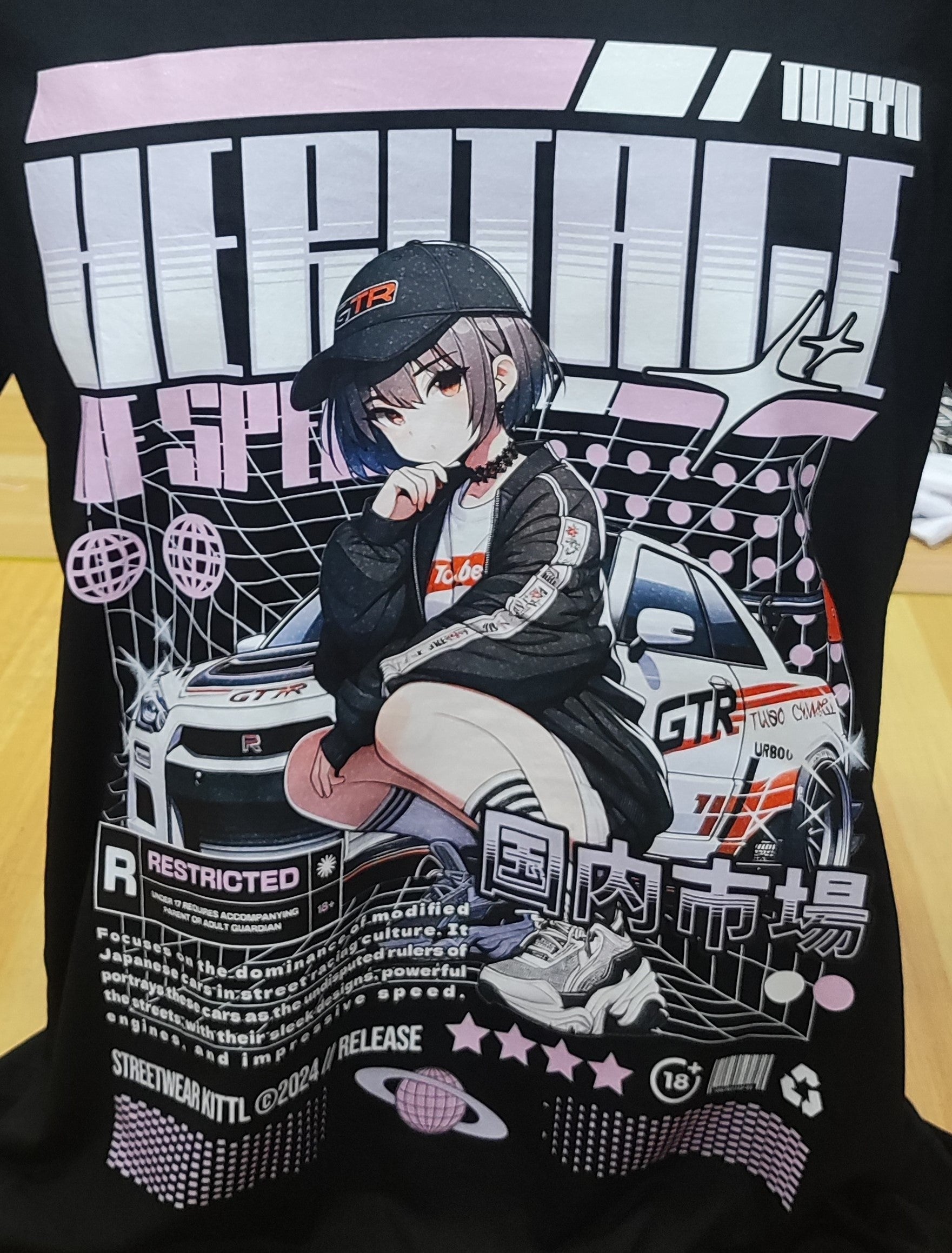 Tokyo Heritage of Speed Graphic Cotton Tee (XL)