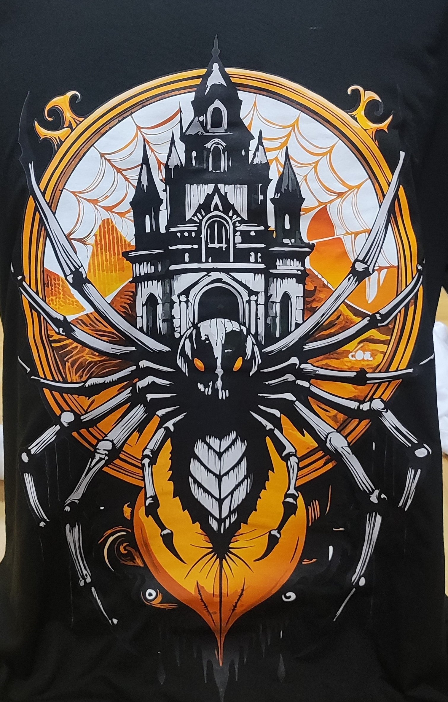 Spider Frights Graphic Cotton Tee (XL)