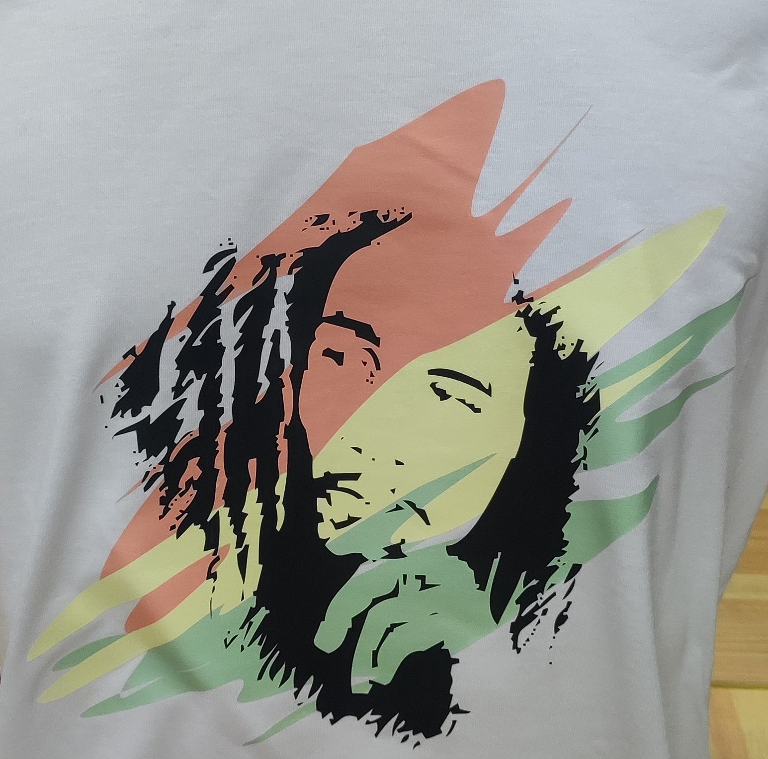 Bob Marley Graphic Cotton Tee (Large)