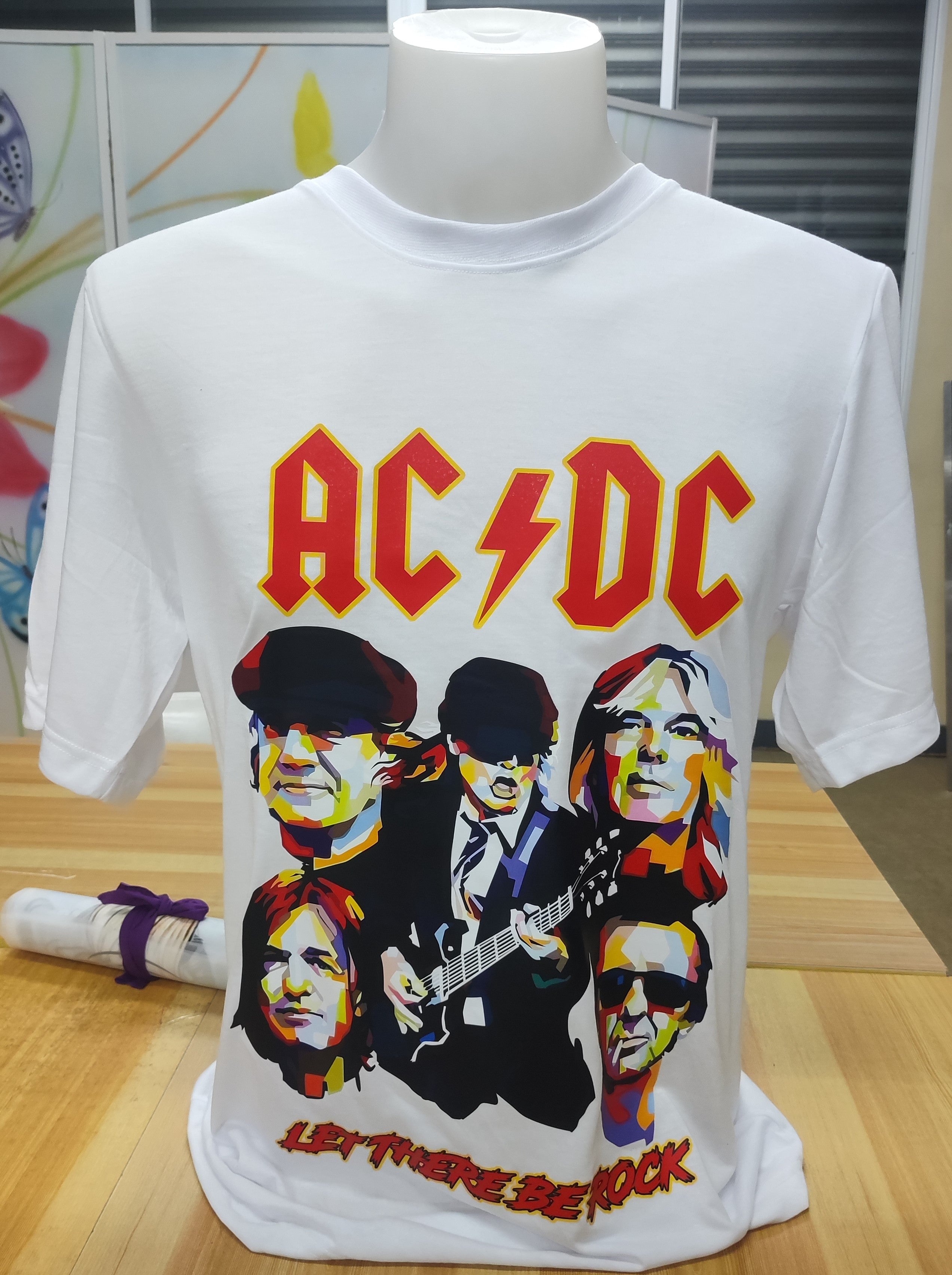 AC DC Graphic Cotton Tee (XL)