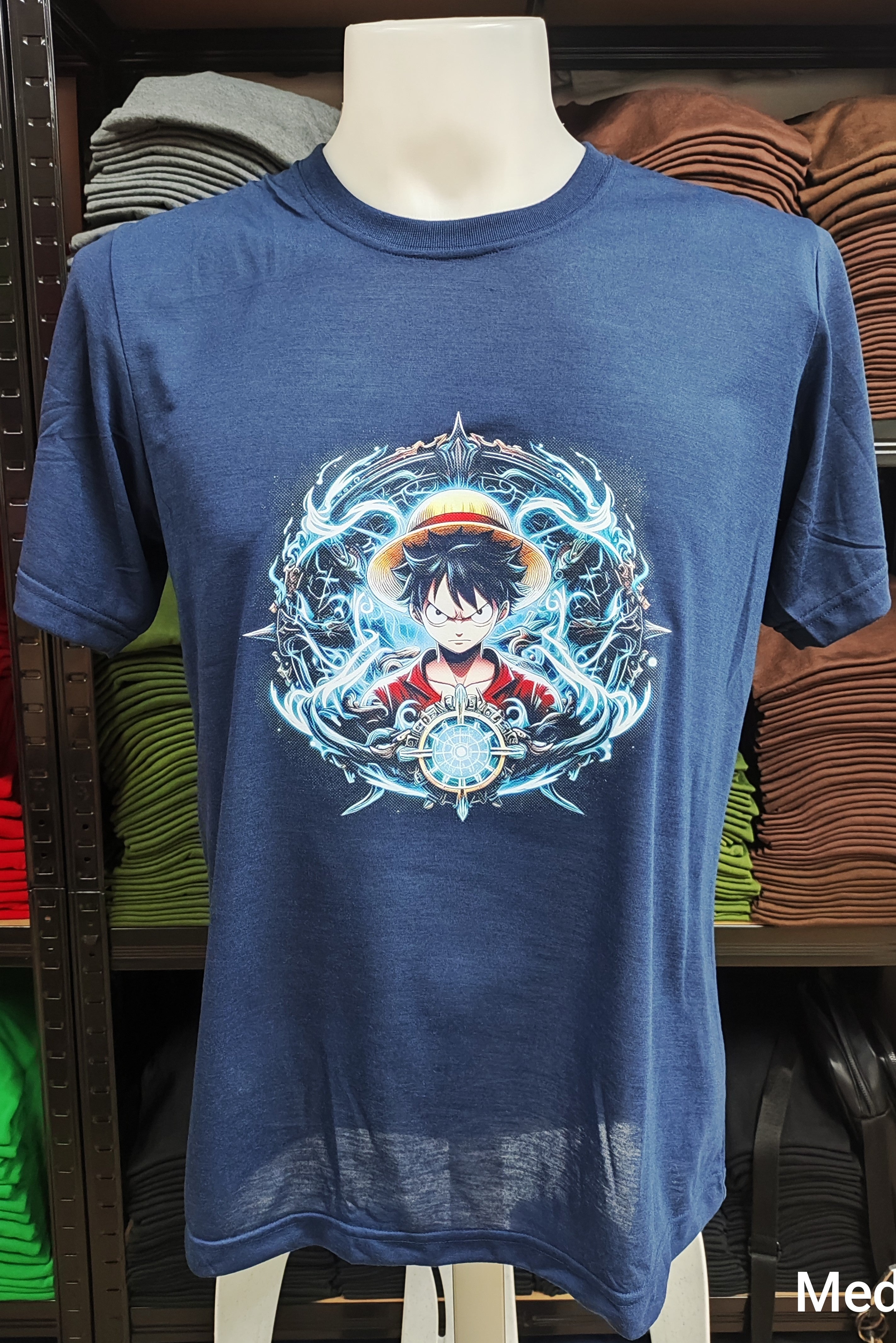 Luffy V2 Graphic Cotton Tee (Medium)