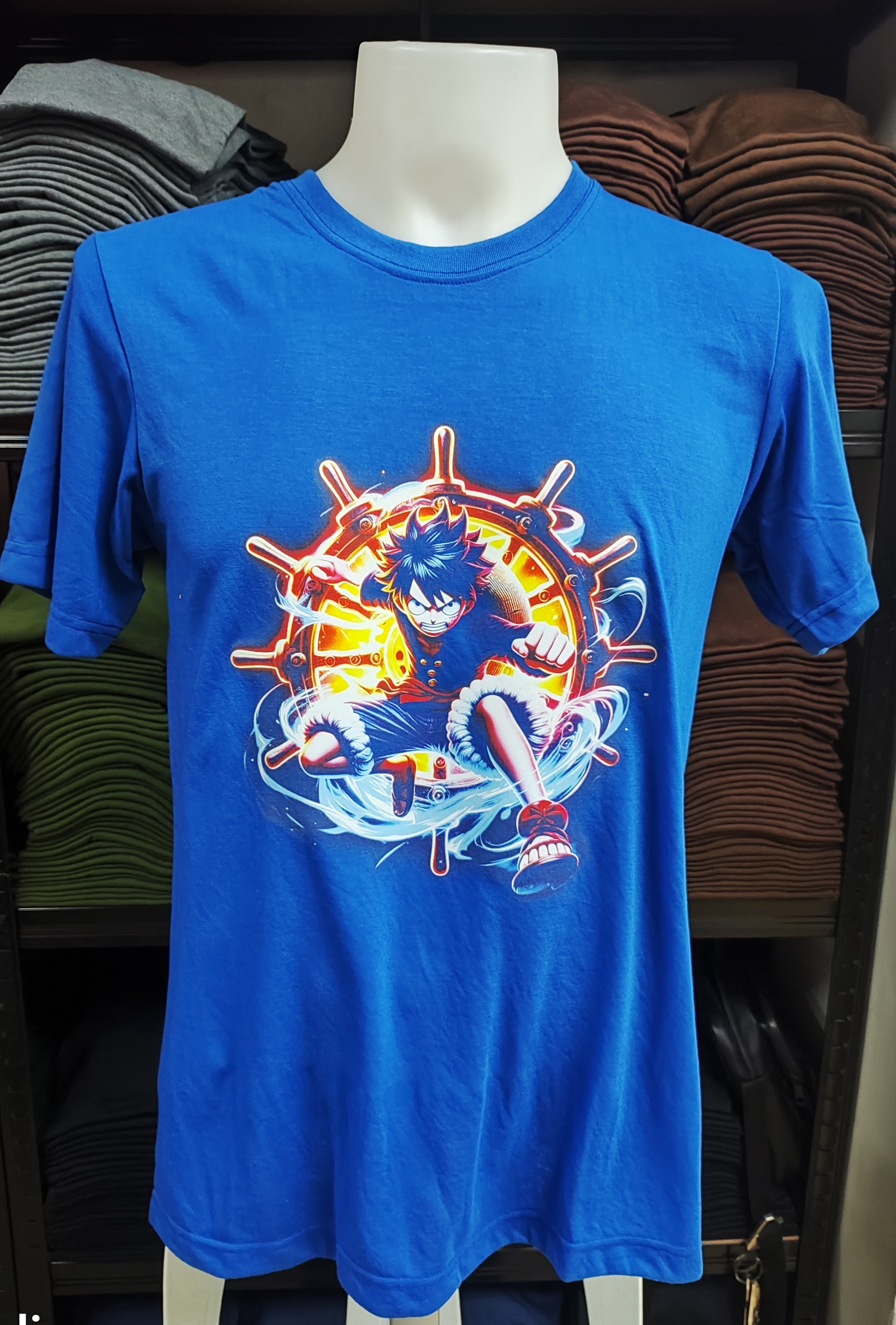 Luffy Graphic Cotton Tee (Medium)