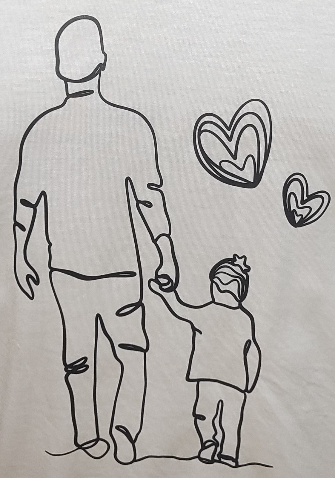 Dad-Son Graphic Cotton Tee (Medium)