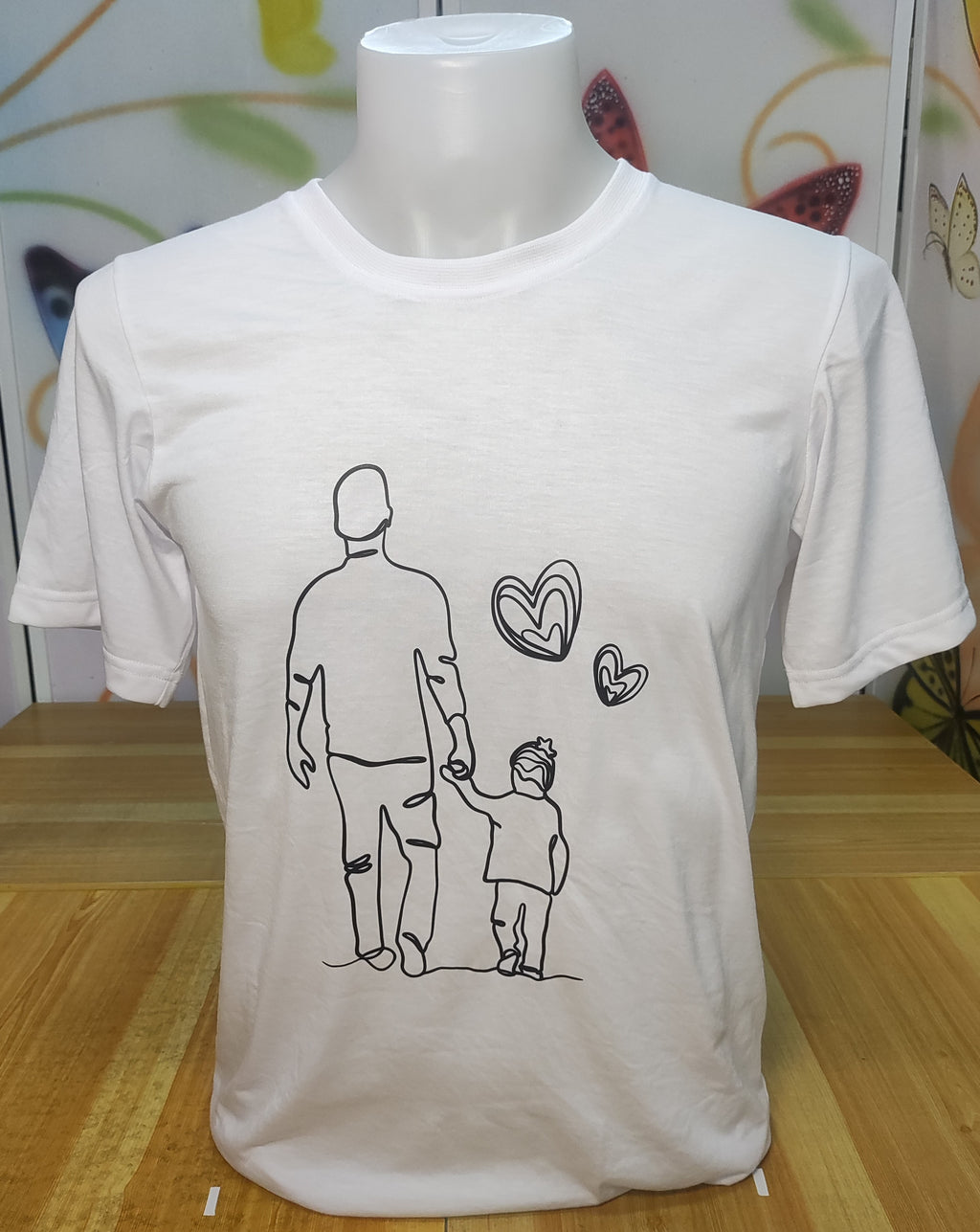 Dad-Son Graphic Cotton Tee (Medium)