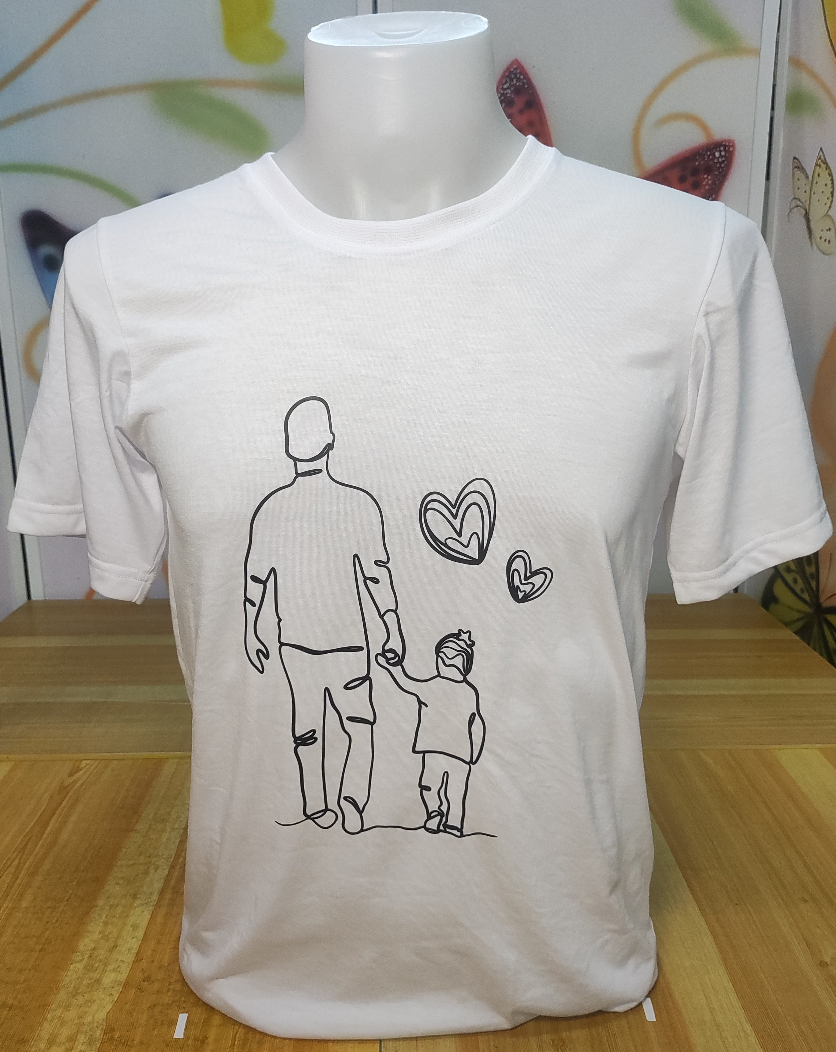 Dad-Son Graphic Cotton Tee (Medium)