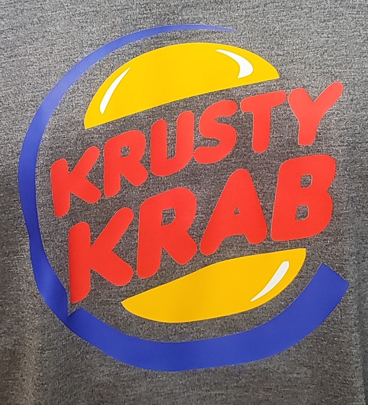 Krusty Krab Parody Brand Graphic Cotton Tee (Medium)