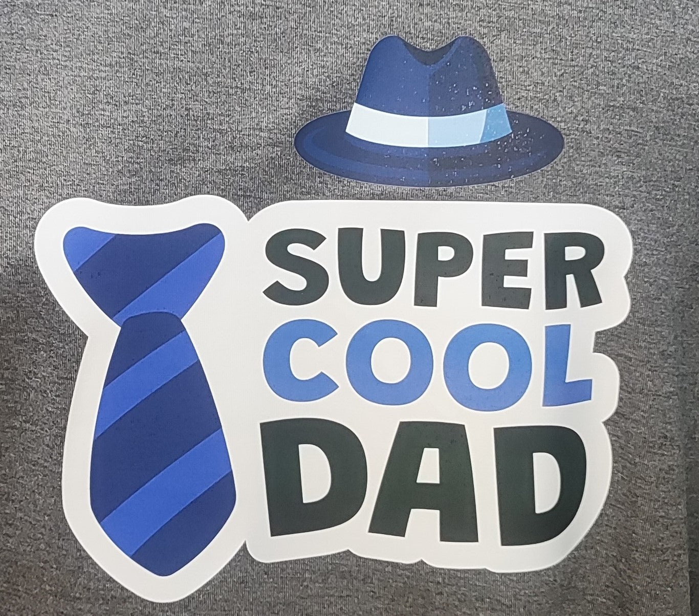 Super Cool Dad Graphic Cotton Tee  (Medium)