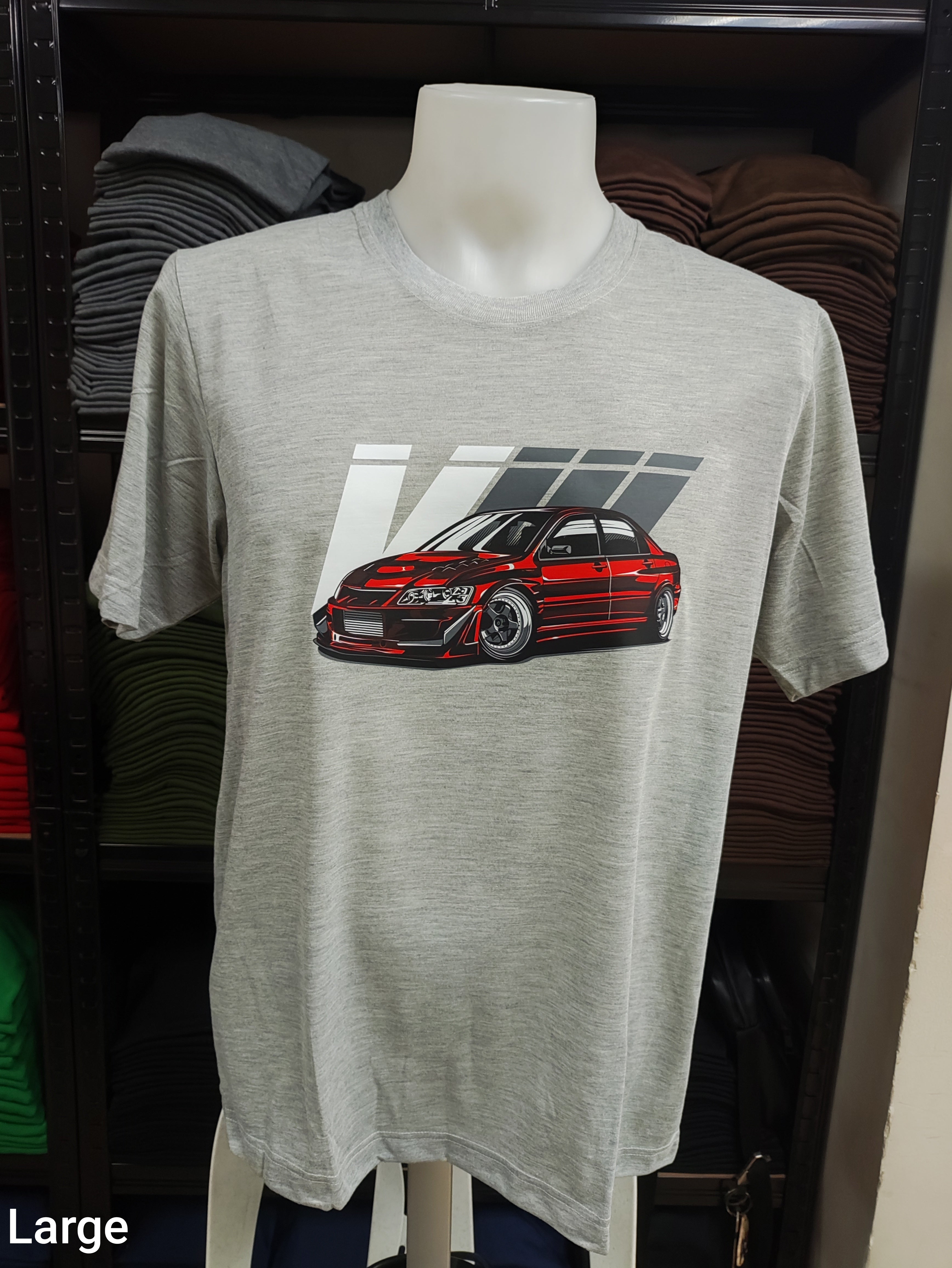Mitsubishi Evo 8 Graphic Cotton Tee (Large)