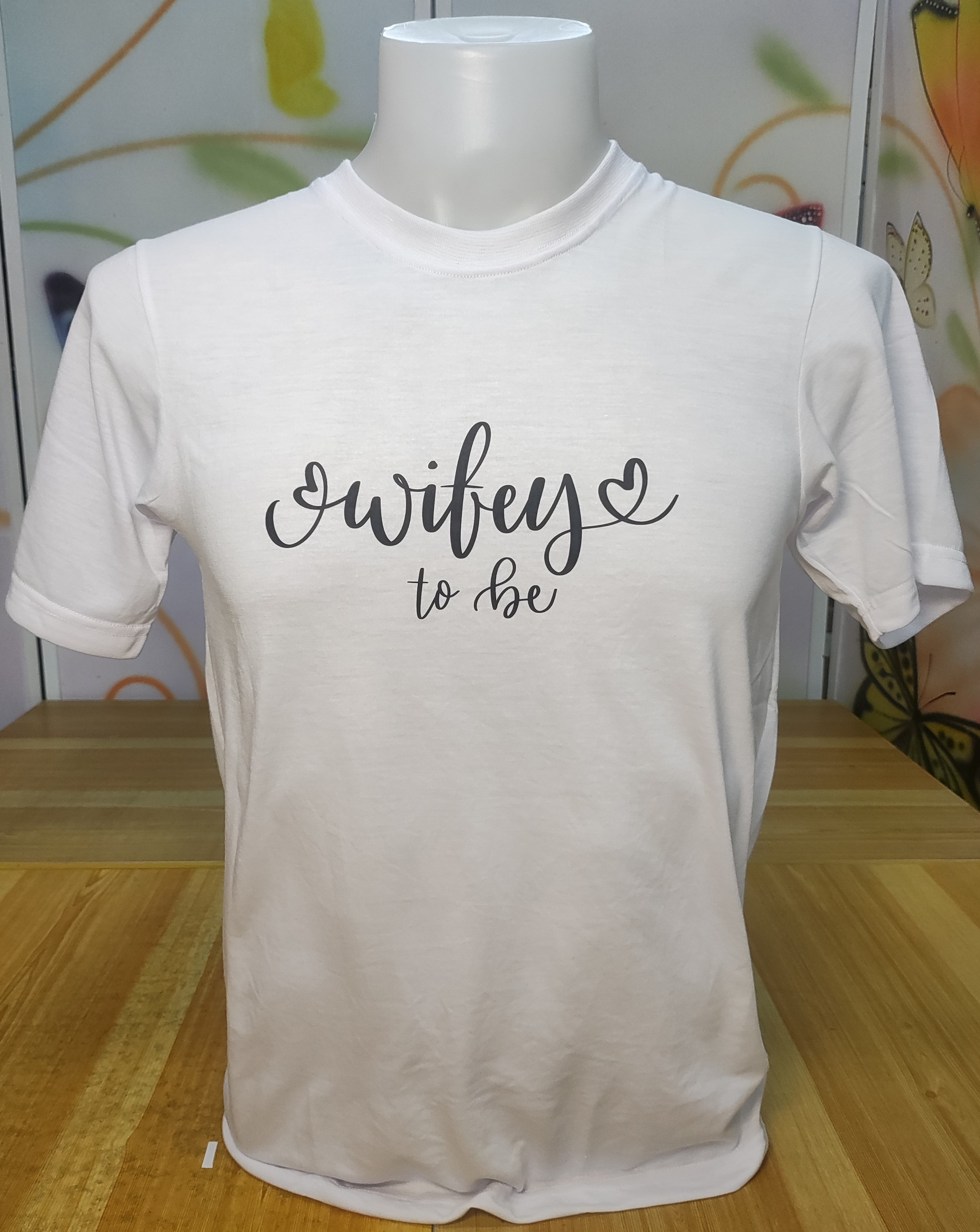 Wifey to be Graphic Cotton Tee (Small)
