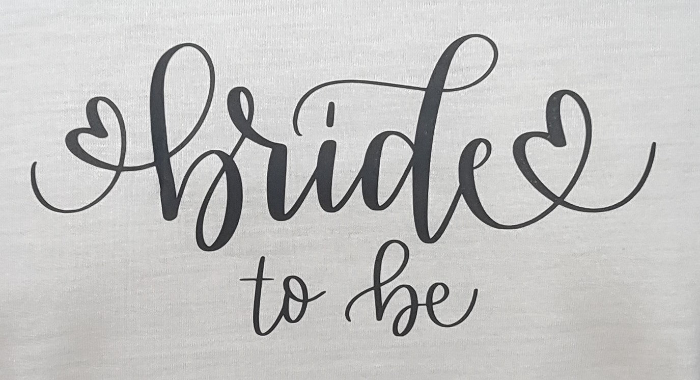 Bride to be Graphic Cotton Tee (Small)