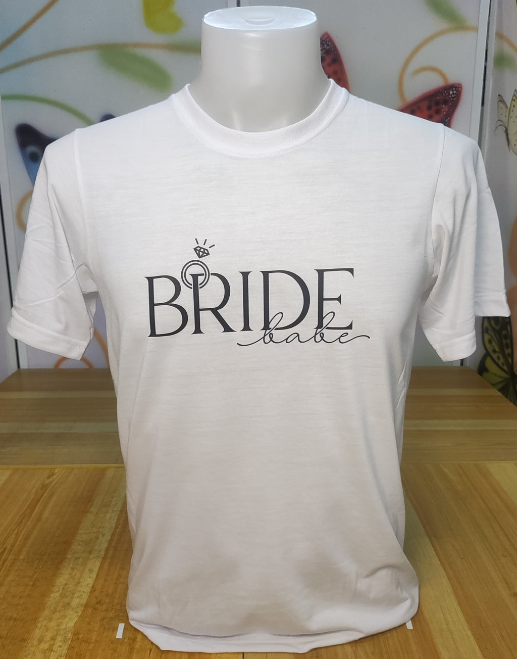 Bride Babe Graphic Cotton T-shirt (Small)