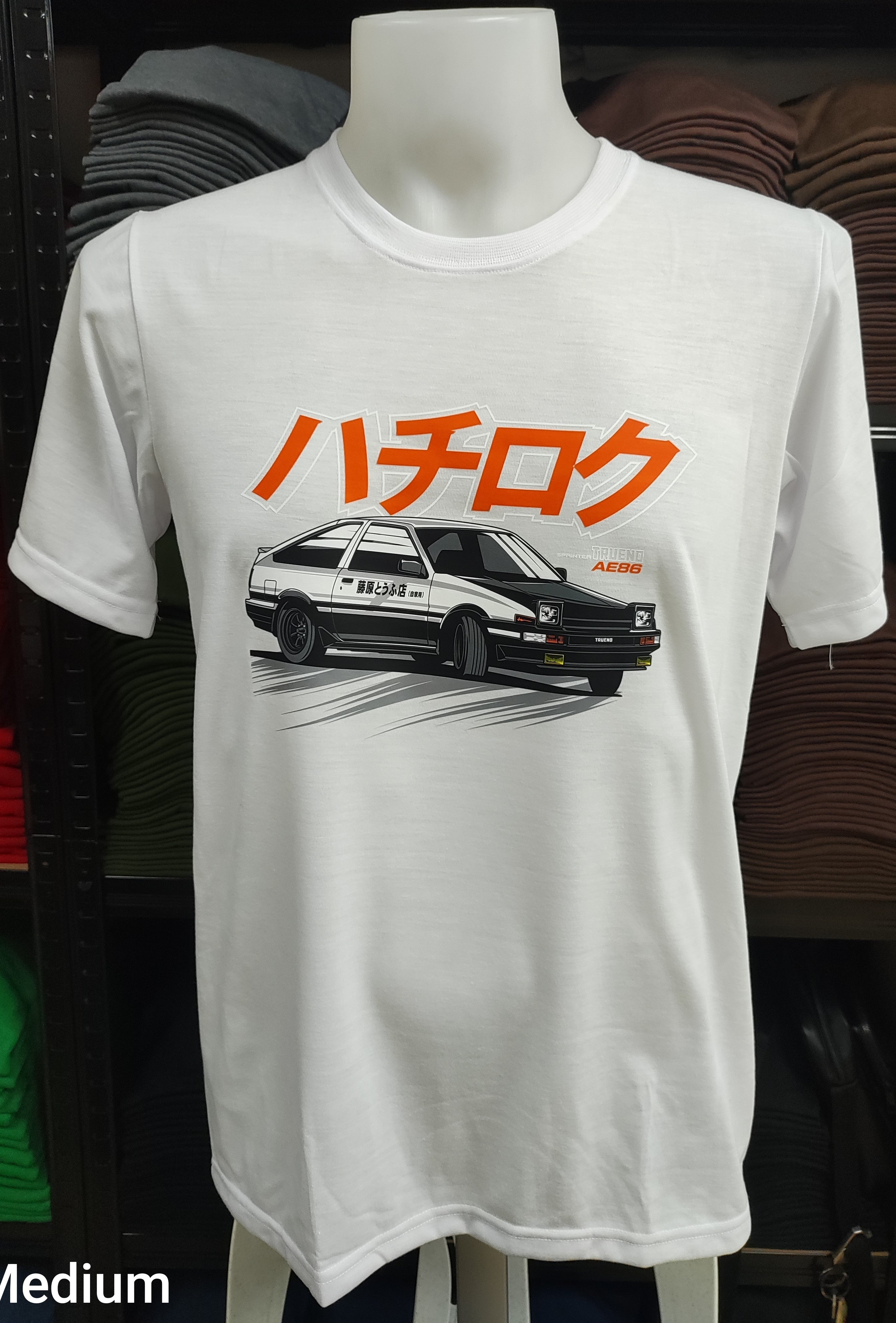 Toyota AE86 Graphic Cotton Tee (Medium)