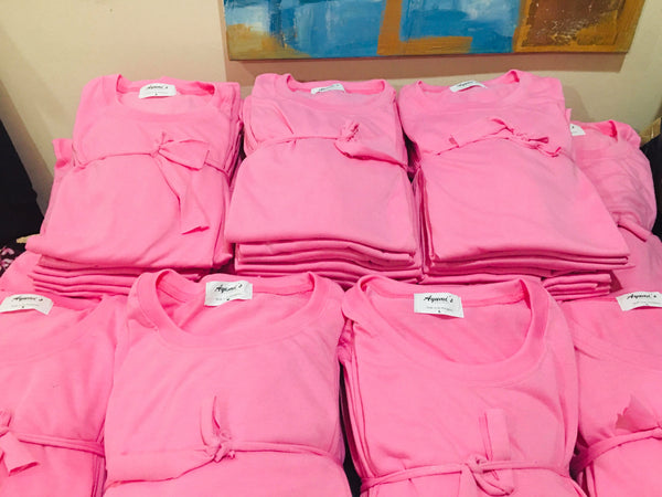 Plain T-Shirt Cotton Jersey Pink