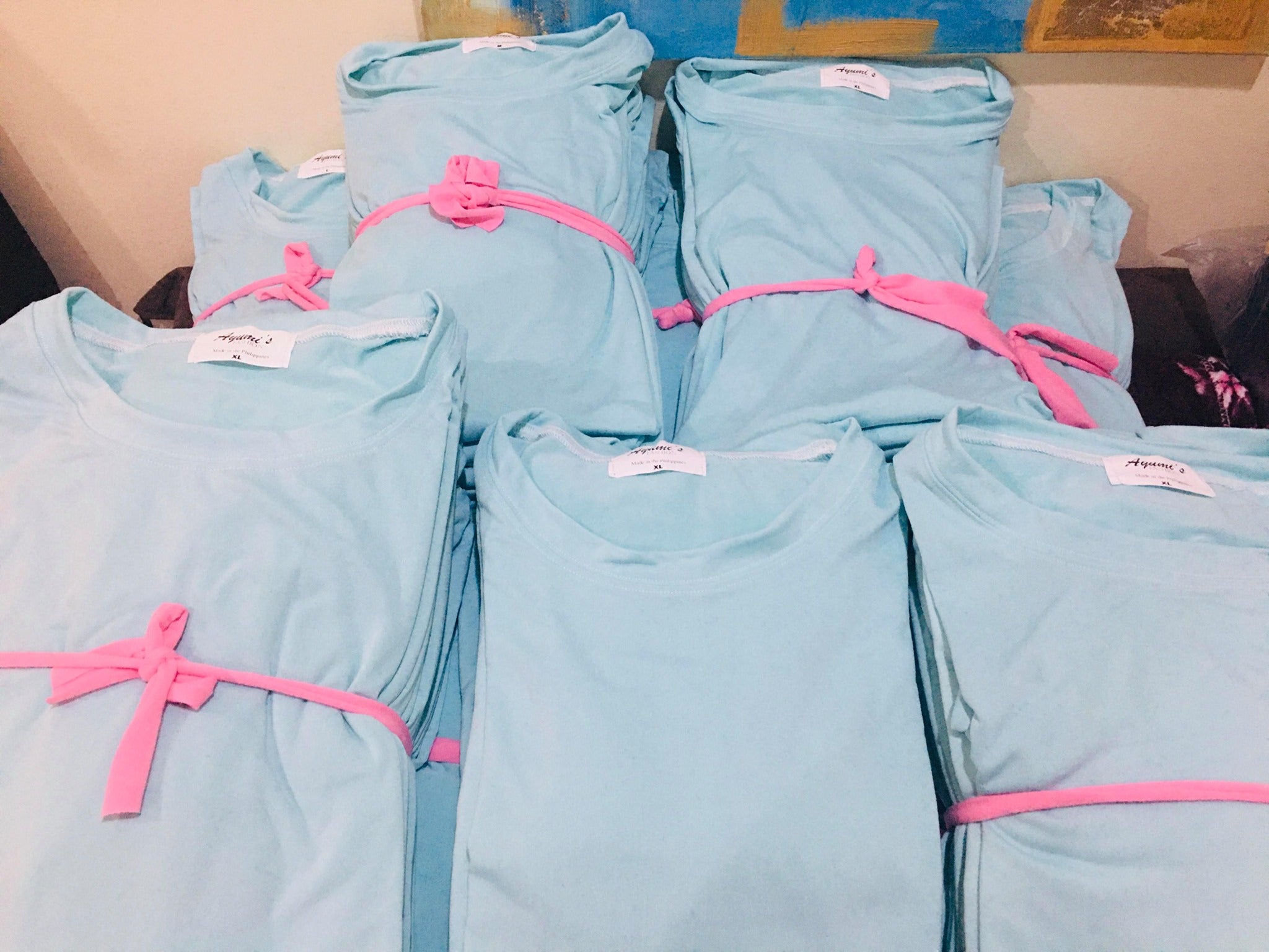 Plain T-Shirt Cotton Spandex Mint Green