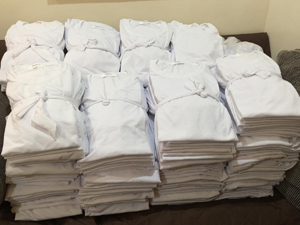 Plain T-Shirt Cotton Jersey White