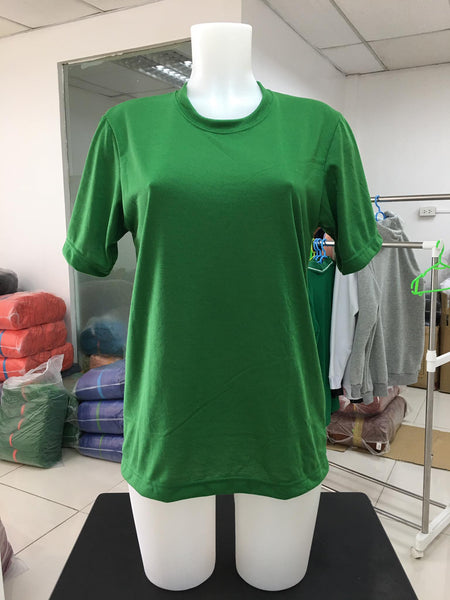 Plain T-Shirt Cotton Jersey Forest Green