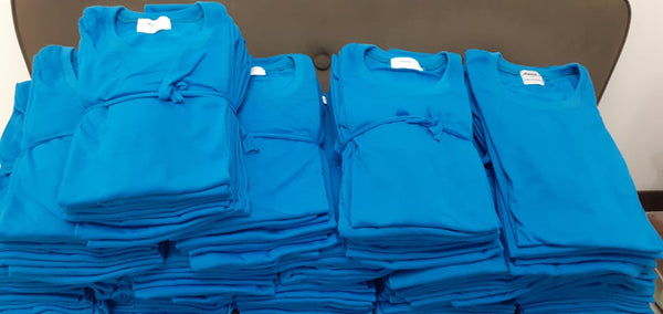 Plain T-Shirt Cotton Jersey Turquoise