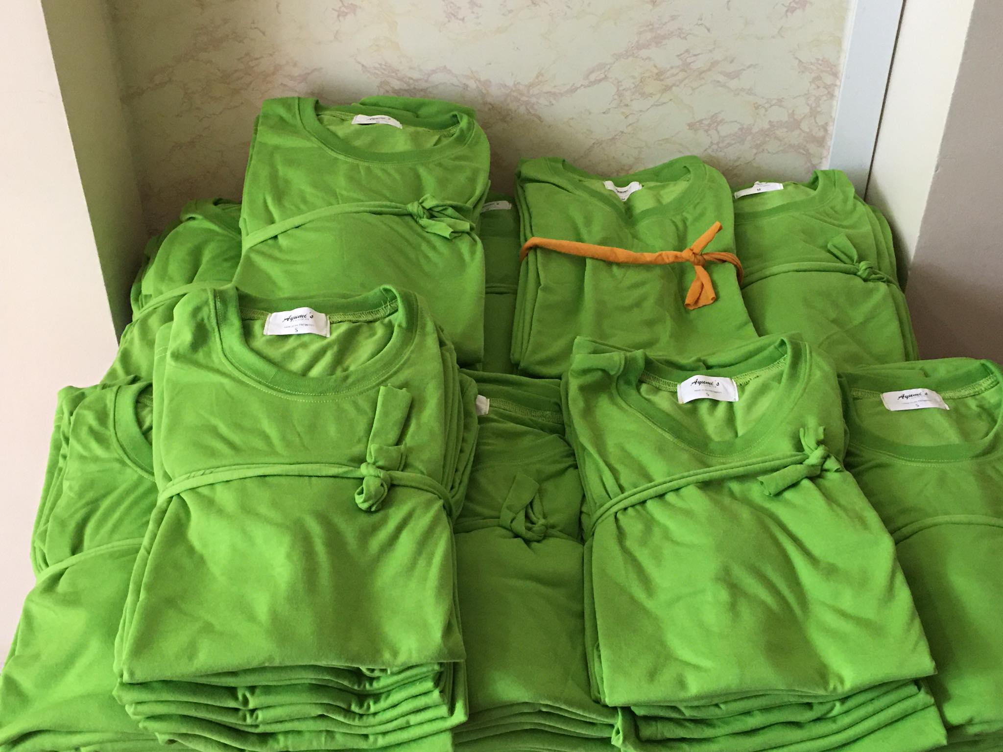 Plain T-Shirt Cotton Jersey Lime Green