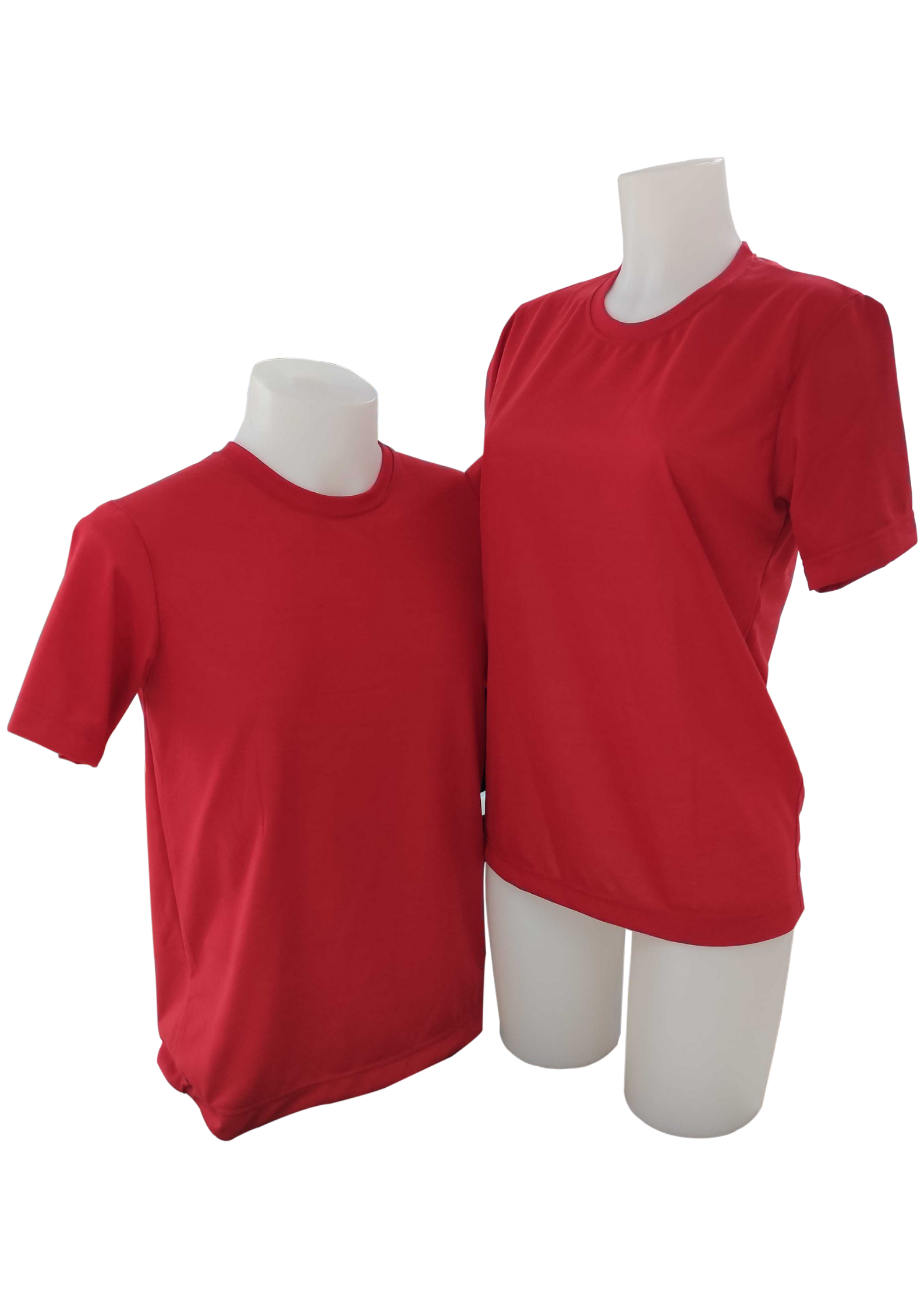 Plain T-Shirt Cotton Jersey Red