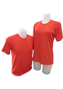 Plain T-Shirt Cotton Jersey Orange