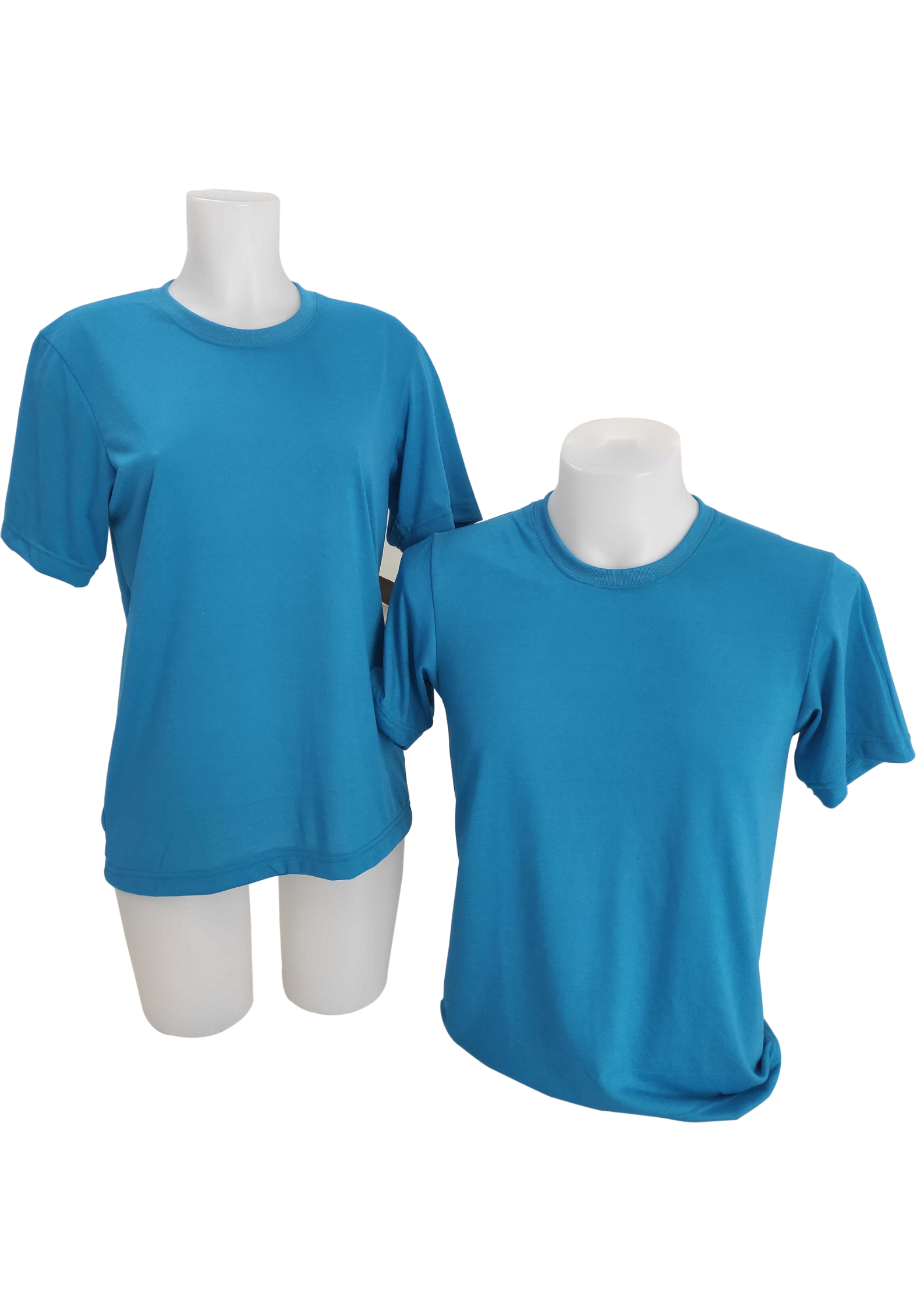Plain T-Shirt Cotton Jersey Turquoise